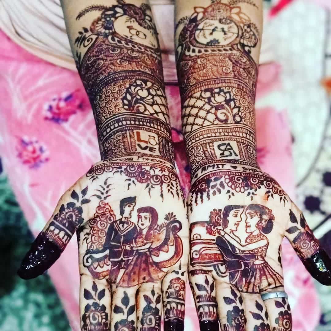 Letest bridal mehndi image