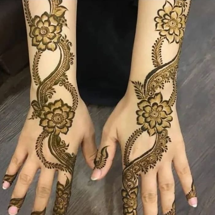 beautiful henna design mehendi
